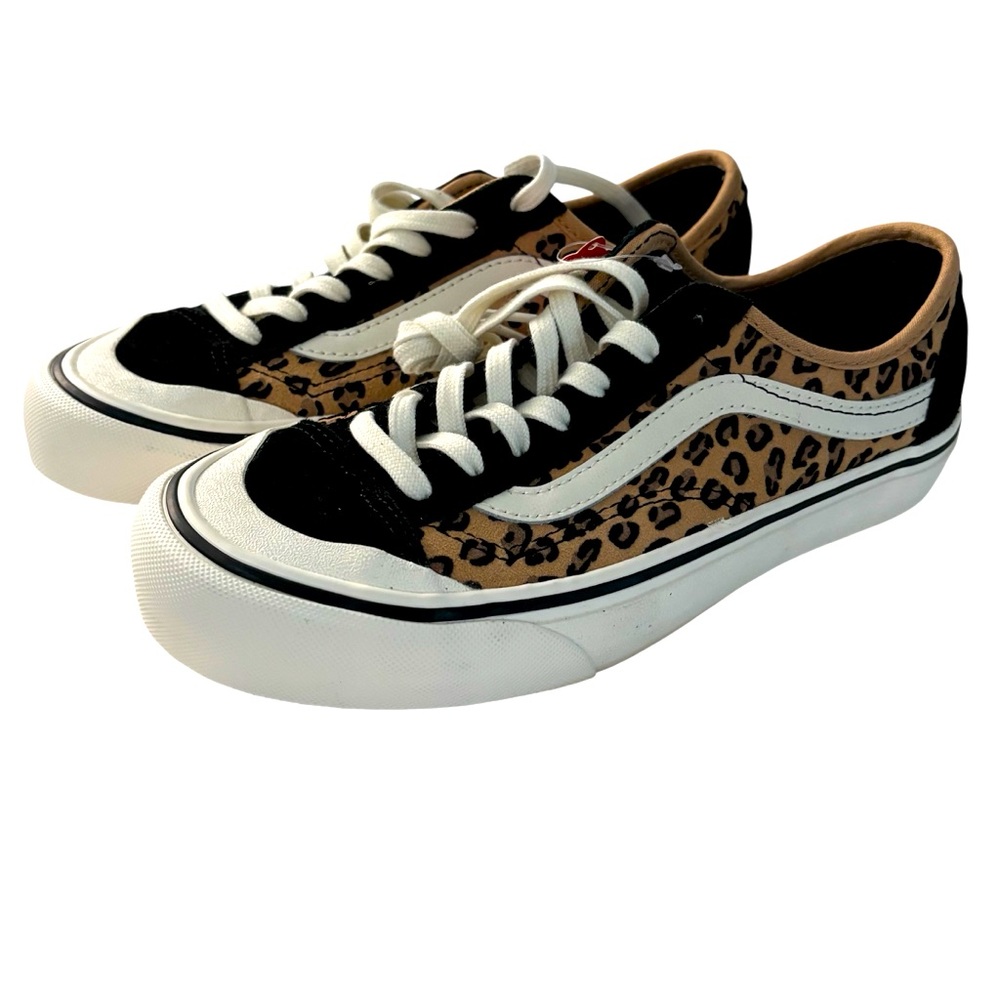 Vans Sneakers Style 36 Leopard Print Decon SF Size 7 Canvas Upper Ultra Cushion
